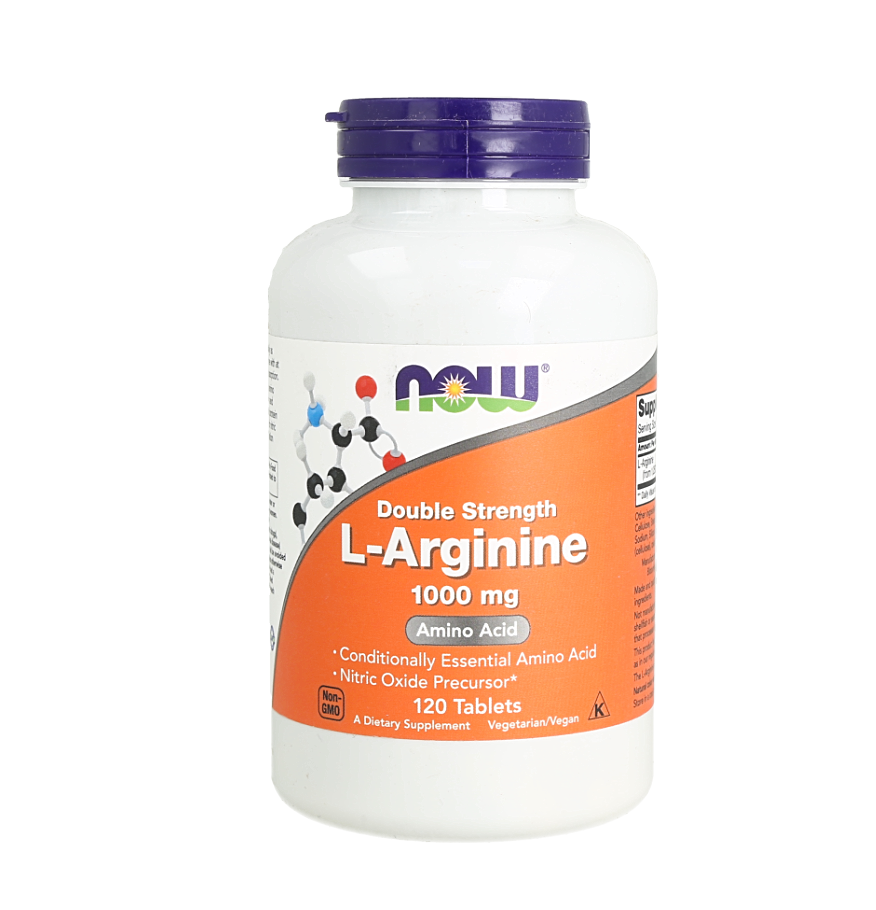 Suplemento dietético L-Arginina 1000 mg con 120 tabletas
