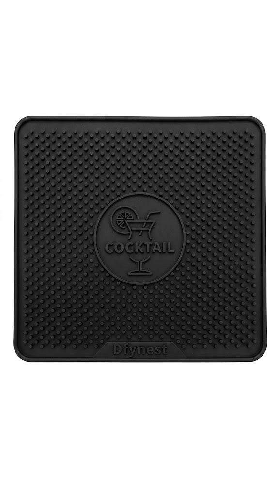 Alfombrilla de bar diseñada específicamente para ajustarse a la máquina de cócteles.
