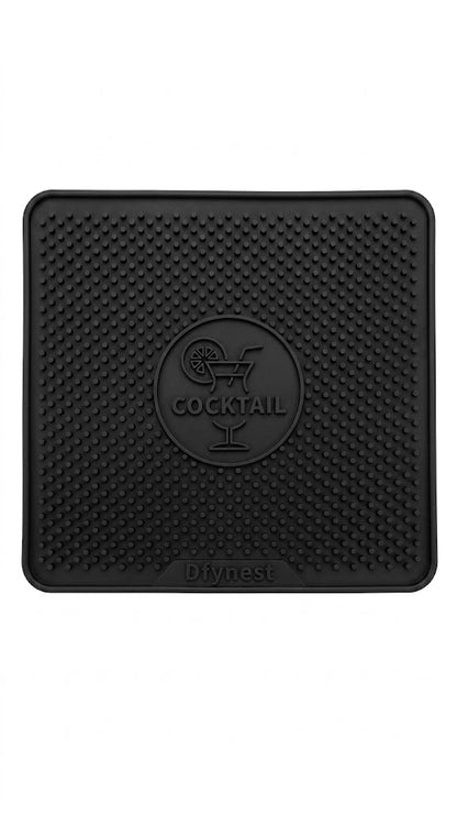 Alfombrilla de bar diseñada específicamente para ajustarse a la máquina de cócteles.