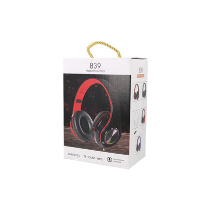 B39 WIRELESS HEADSET audifonos inalambricos, blancos.