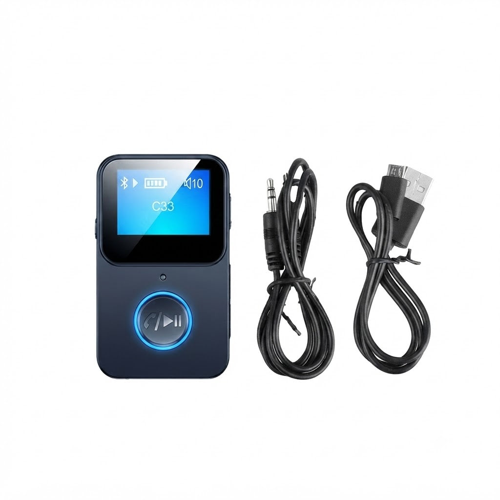 Receptor de audio inalámbrico bluetooth portátil.