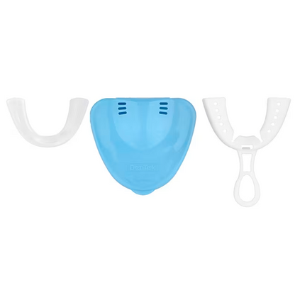 Protector dental diseñado para moldearse en casa y prevenir el desgaste por bruxismo.