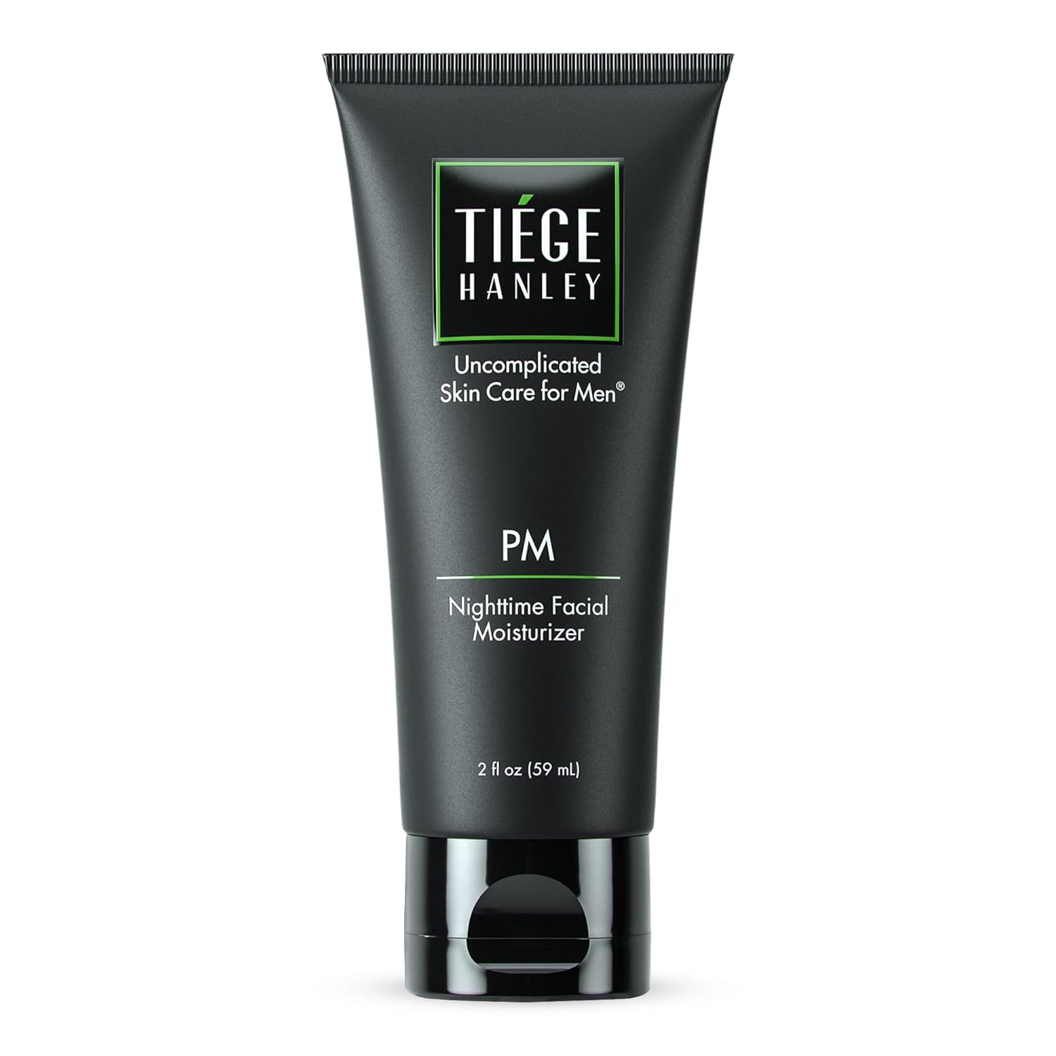 Hidratante facial nocturno Tiege Hanley PM para hombres.