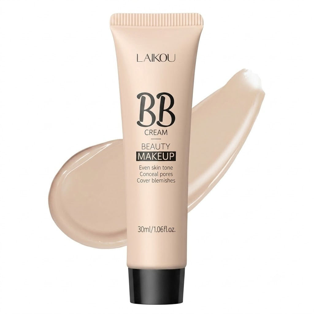 Crema BB en un tubo beige de 30 ml.