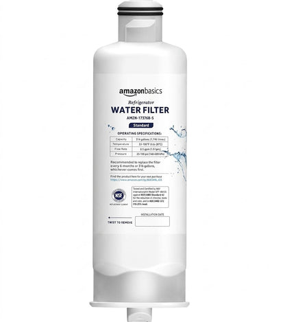 Filtro de agua de repuesto marca, modelo AMZN-17376B-S, compatible con refrigeradores Samsung.