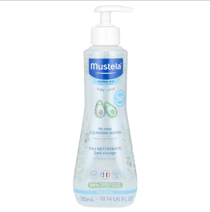 Agua Limpiadora sin Enjuague,300 ml formulada para piel normal.