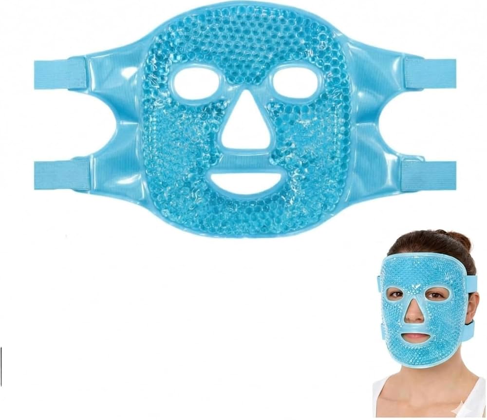 Mascarilla facial de perlas de gel.