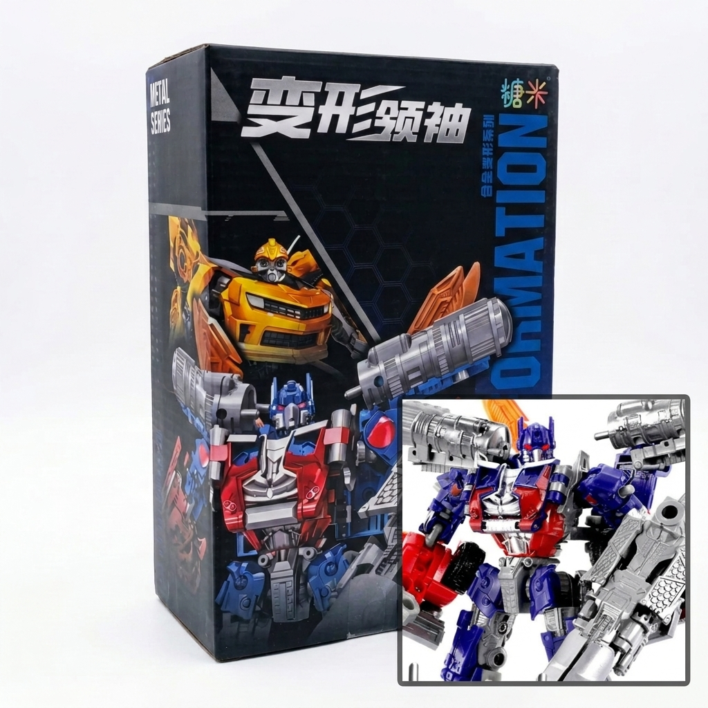Figura coleccionable Optimus Prime.