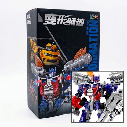 Figura coleccionable Optimus Prime.