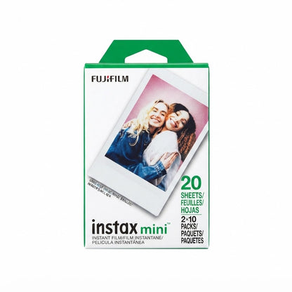 Paquete doble de película instantánea que contiene 20 hojas en total 2 cartuchos de 10 poses.