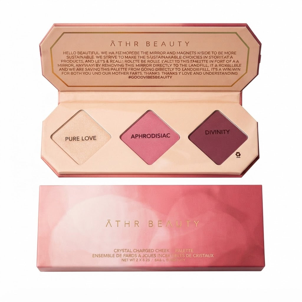 Paleta de rubores e iluminador