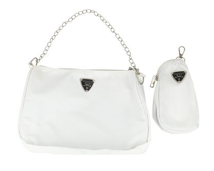Bolso X S J blanco.