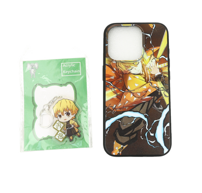 Case y llavero Demon Slayer para iphone 15 Pro