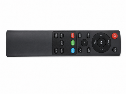 Control Remoto Universal para Barra de Sonido y Sistema de Audio Bluetooth – Multifunción Negro.
