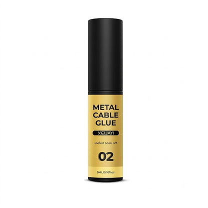 Gel de dibujo metálico dorado diseñado para arte de uñas, comúnmente utilizado para crear líneas finas y diseños detallados, 5ml/16fl.0z
