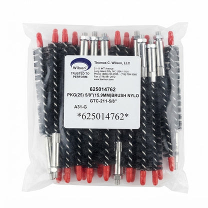 Paquete de 25 cepillos de nailon, LLC de GTC-211-5/8.