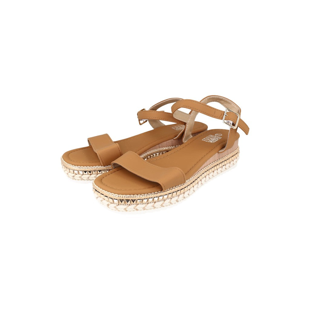 sandalias de mujer color crema size 42-43