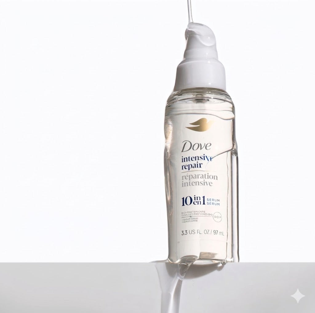 Suero capilar 10 en 1, formulado para reparar el cabello dañado.