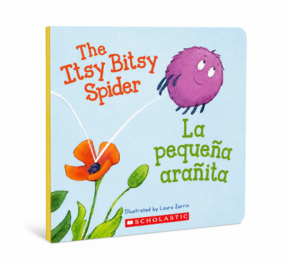 La araña Itsy Bitsy / La pequeña arañita — Laura Zarrin.