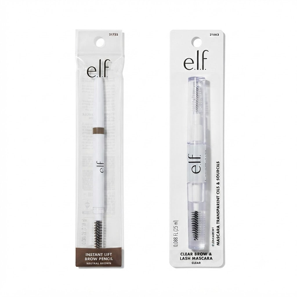 Kit de Pencil en tono Neutral Brown y la Clear Brow & Lash Mascara.