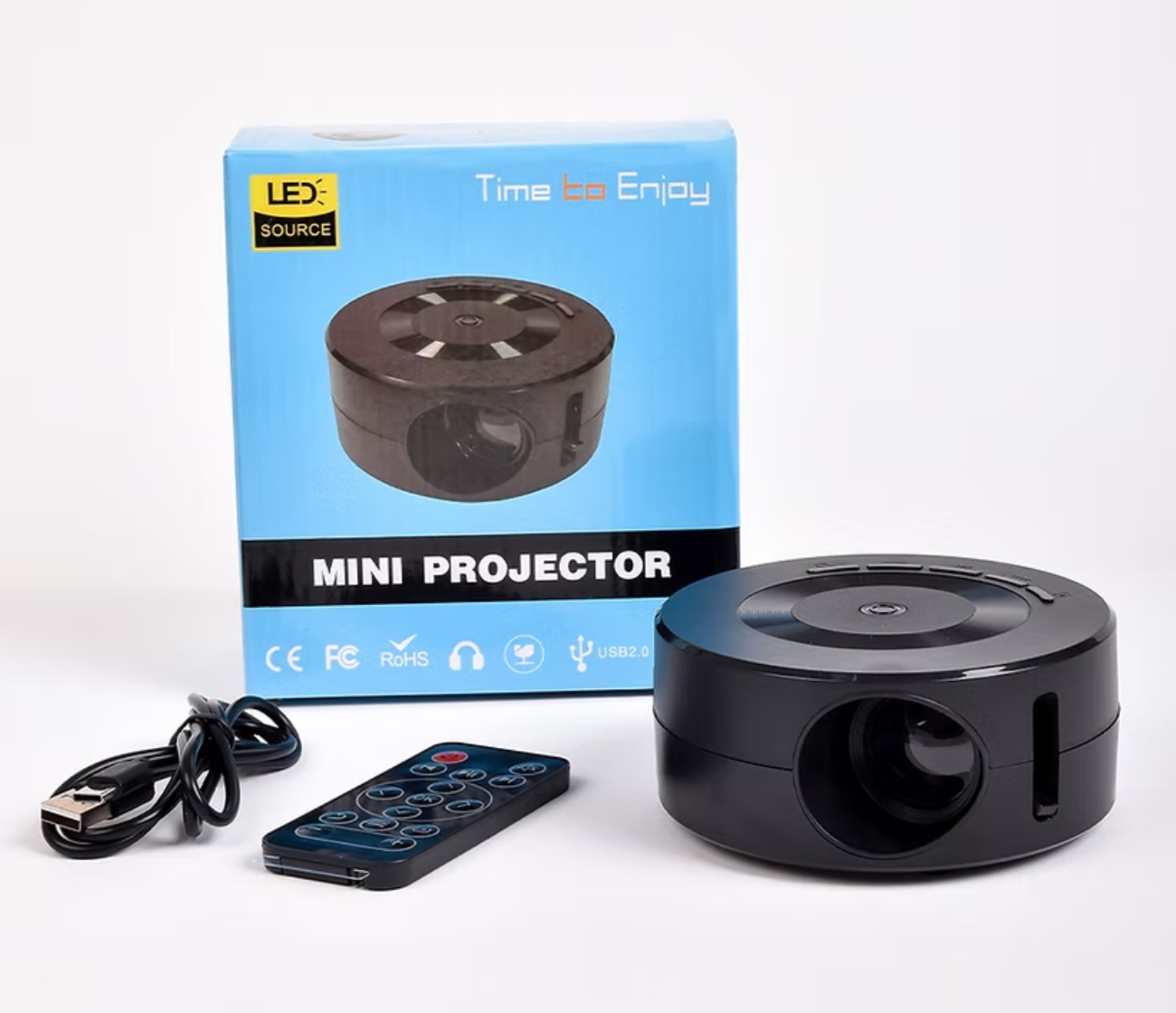 Mini proyector LED portátil
