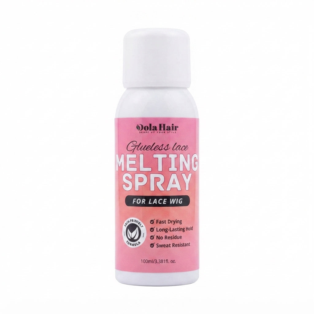 Un spray adhesivo de 100 ml diseñado para fijar y fundir el encaje