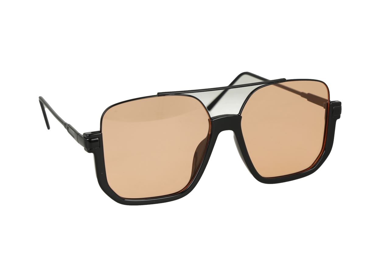 Gafas de sol unisex estilo aviador retro de gran tamaño