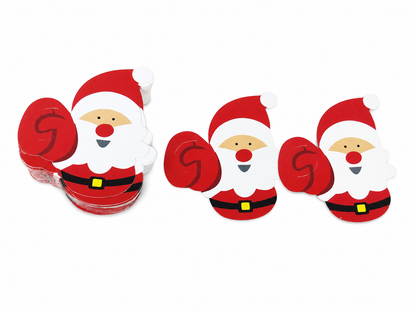 Pack de 40 adornos navideños con diseño de Papá Noel.