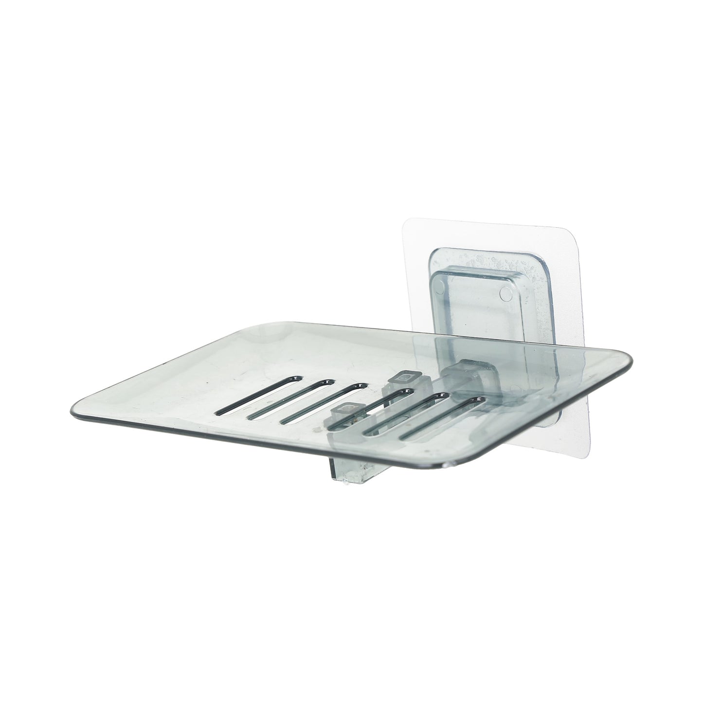 jabonera de acrílico con adhesivo para pared