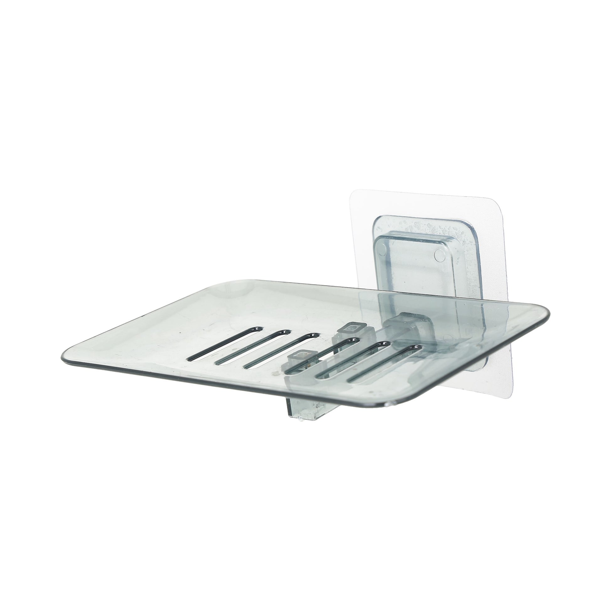 jabonera de acrílico con adhesivo para pared
