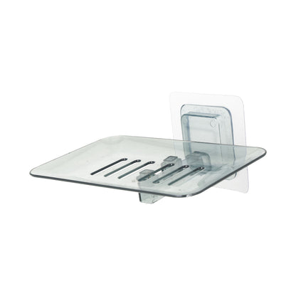jabonera de acrílico con adhesivo para pared