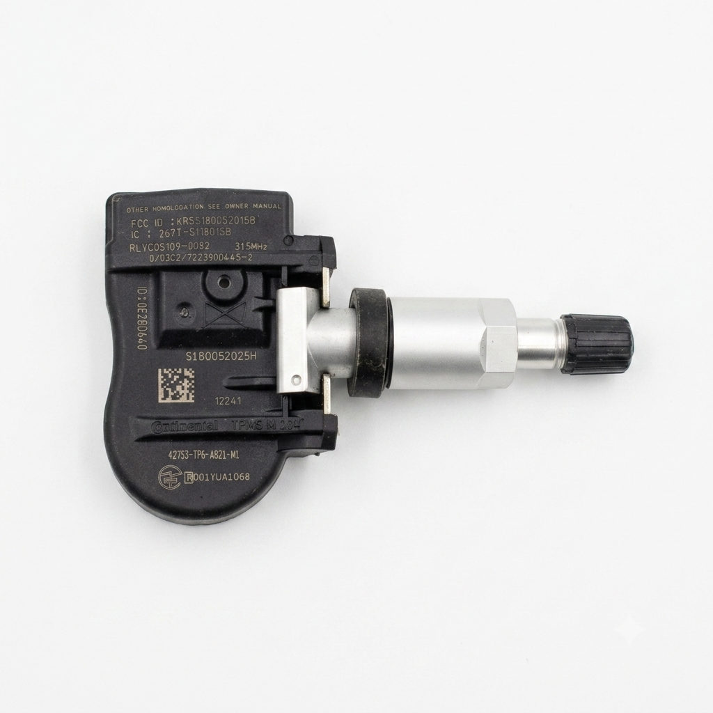 Sensor de presión de neumáticos (TPMS), compatible con diversos modelos Honda CR-V (aprox. 2015-2016).