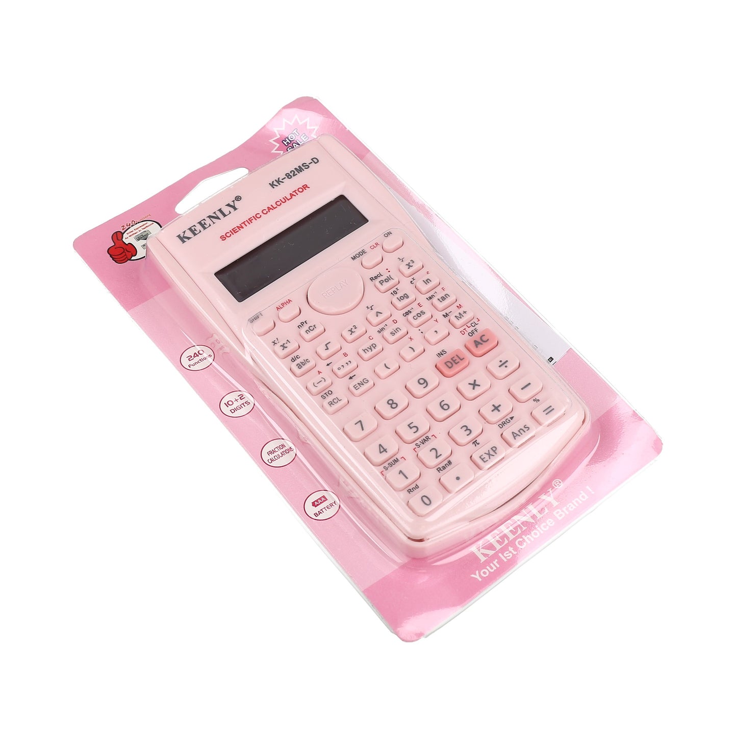 Calculadora cientifica Keenly KK-82MS-D Rosa