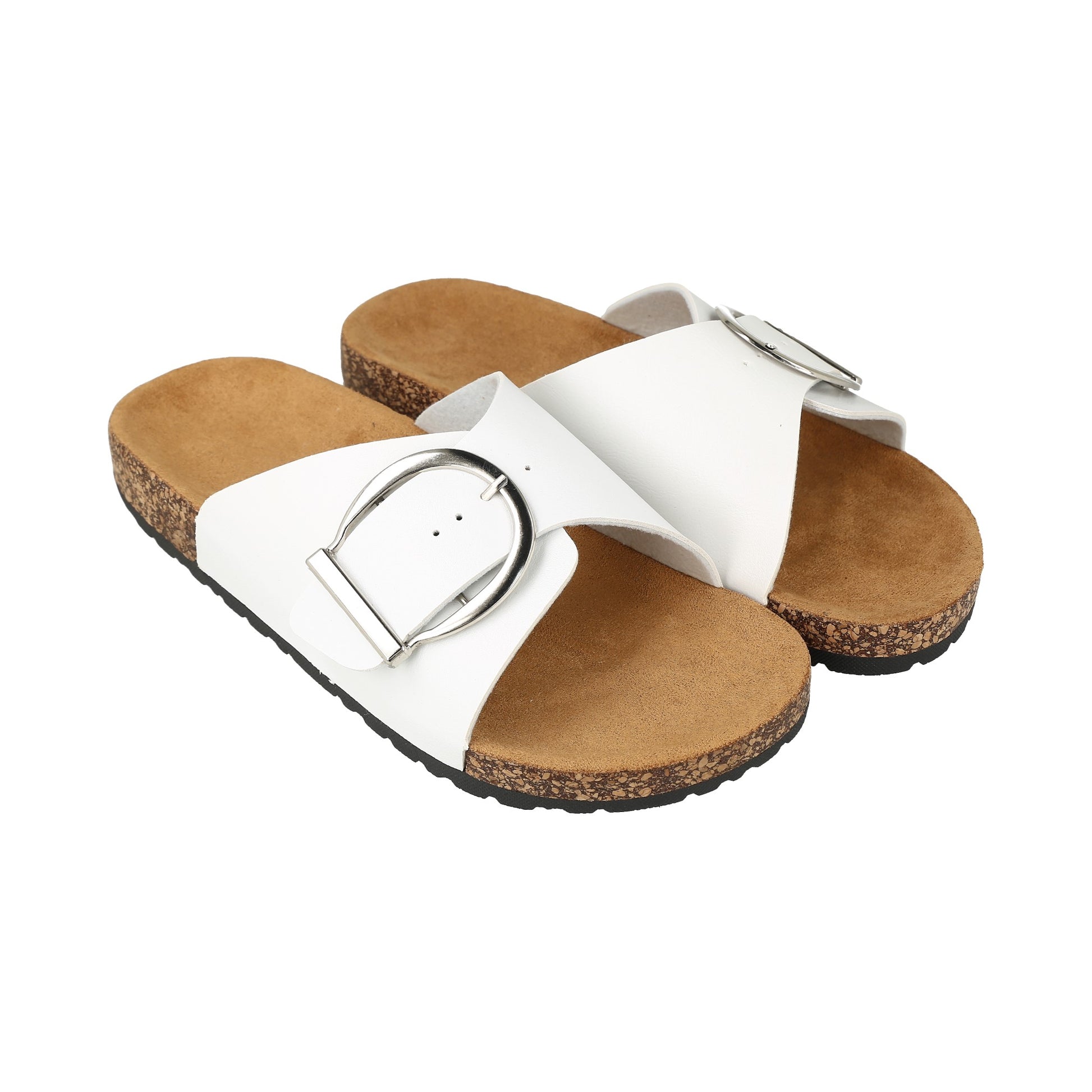 Sandalias para dama, blanco size 40