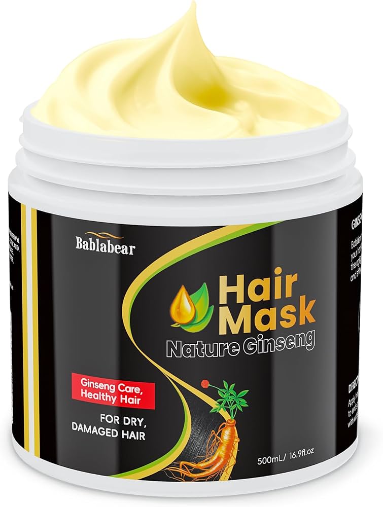 Mascarilla capilar diseñada para tratar el cabello seco y dañado.