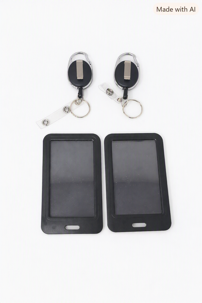 Pack de 2  accesorios de identificación para oficinas o lugares de trabajo.
