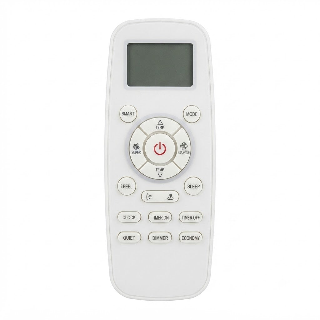 Control remoto es compatible con modelos de aire acondicionado Hisense DG11L1-01, DG11L1-03 y DG11L1-04.