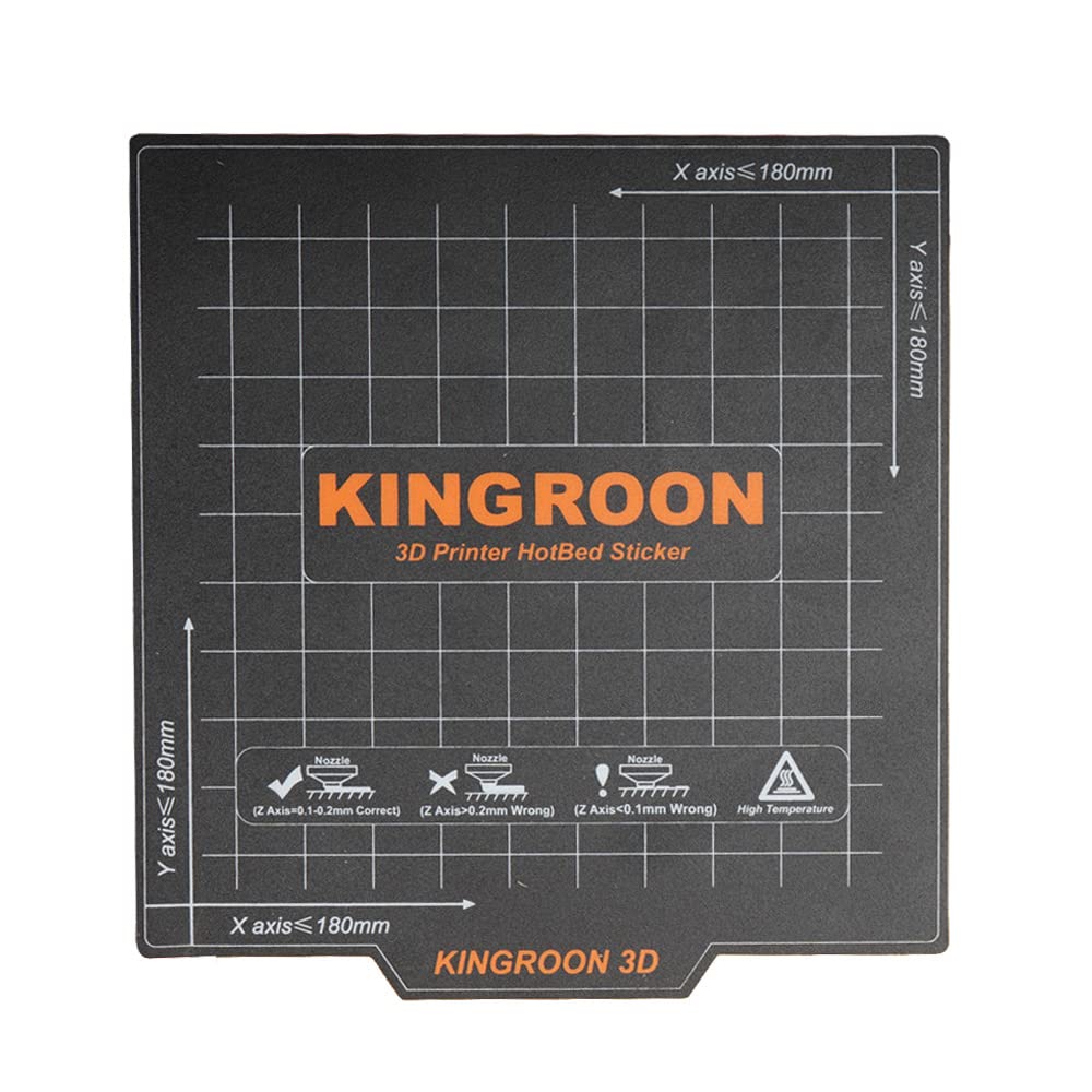 Lámina magnética flexible Kingroon para cama caliente de impresora 3D.