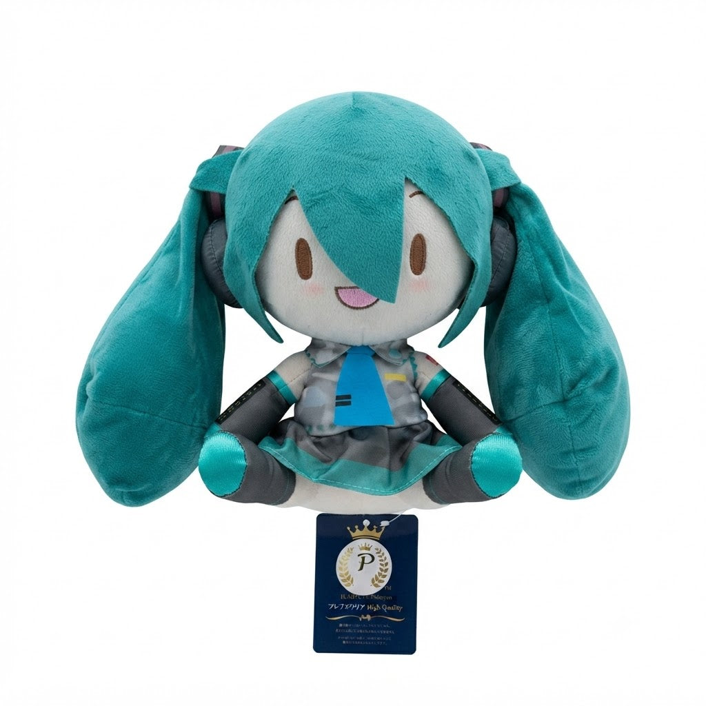 Peluche de Hatsune Miku, un personaje popular de Vocaloid.