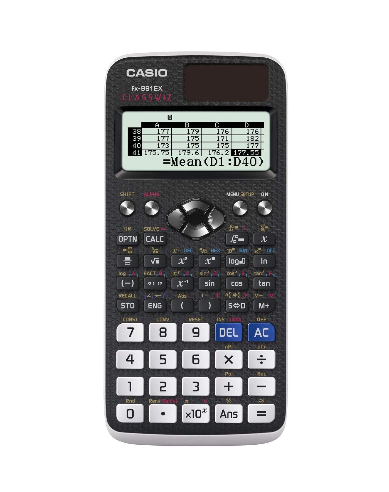 Calculadora científica.