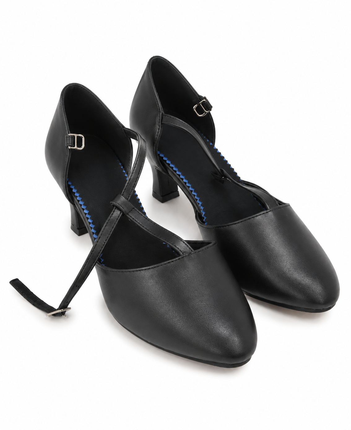 Zapatos de Tacón con Correa Ajustable para Mujer Talla 39.