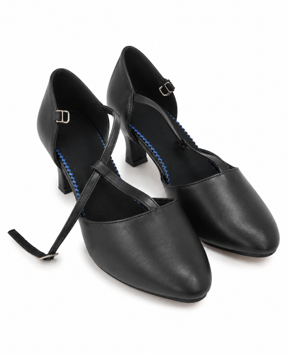 Zapatos de Tacón con Correa Ajustable para Mujer Talla 39.