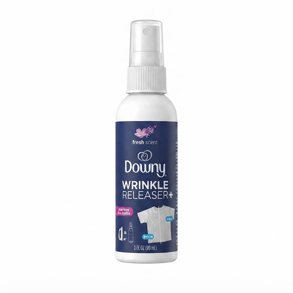 Spray versátil diseñado para eliminar arrugas, neutralizar olores y reducir la estática de la ropa sin necesidad de usar plancha.
