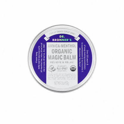 Bálsamo Orgánico para Alivio y Relajación con Árnica y Mentol 57 g.