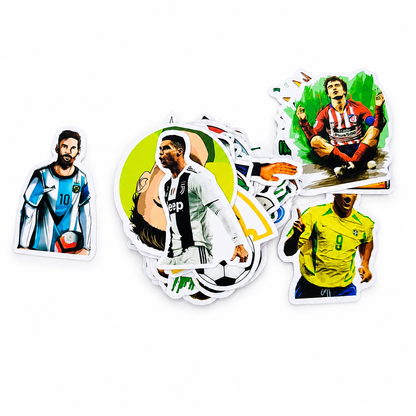 Set de Stickers Temáticos de Fútbol para Decoración.