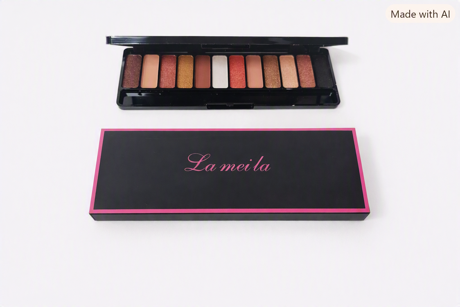 Paleta de sombras de ojos modelo de 12 colores 04.