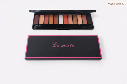 Paleta de sombras de ojos modelo de 12 colores 04.