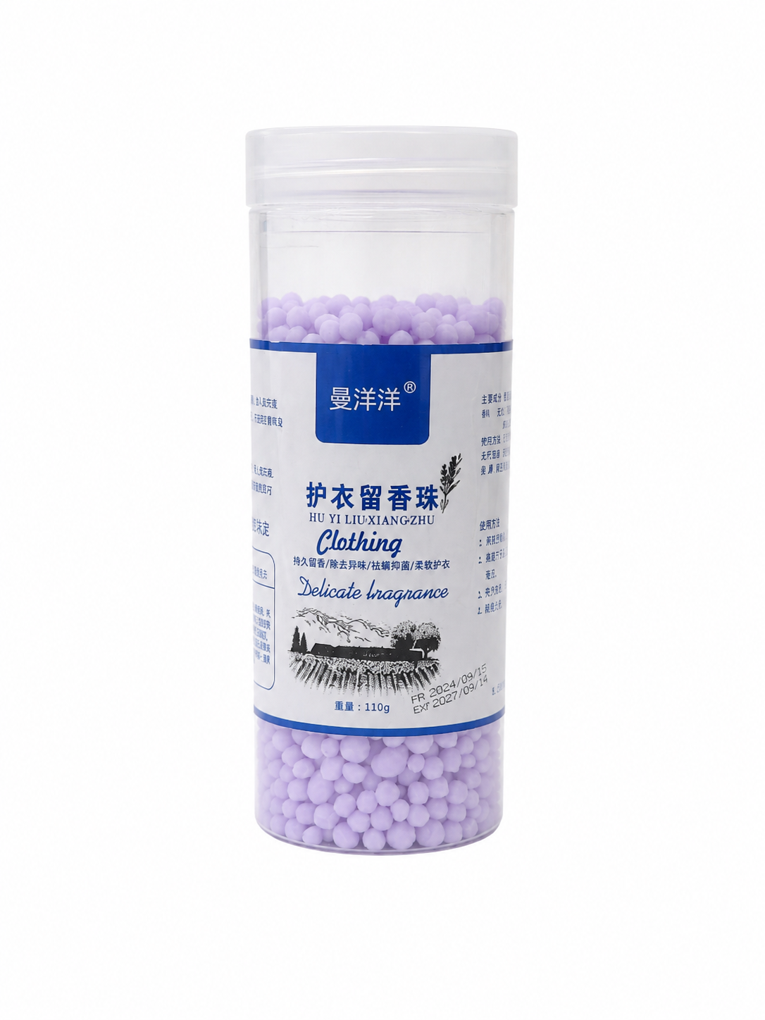 Perlas Aromáticas para Ropa con Fragancia Lavanda.