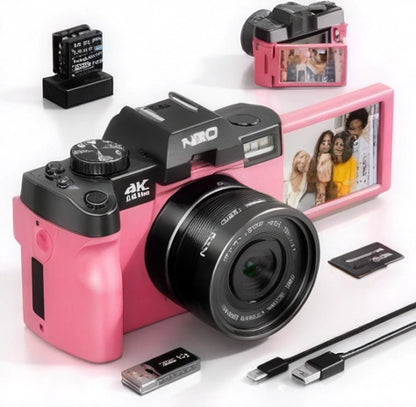 Cámara digital, Está equipada con un zoom digital de 16x y una lente gran angular de 52 mmC