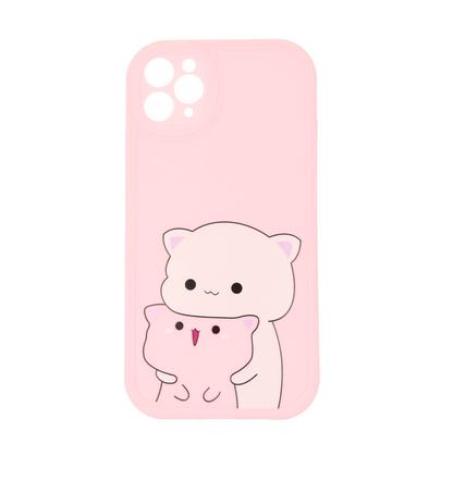 Case para iPhone 11 Pro max con un diseño de gatos kawaii